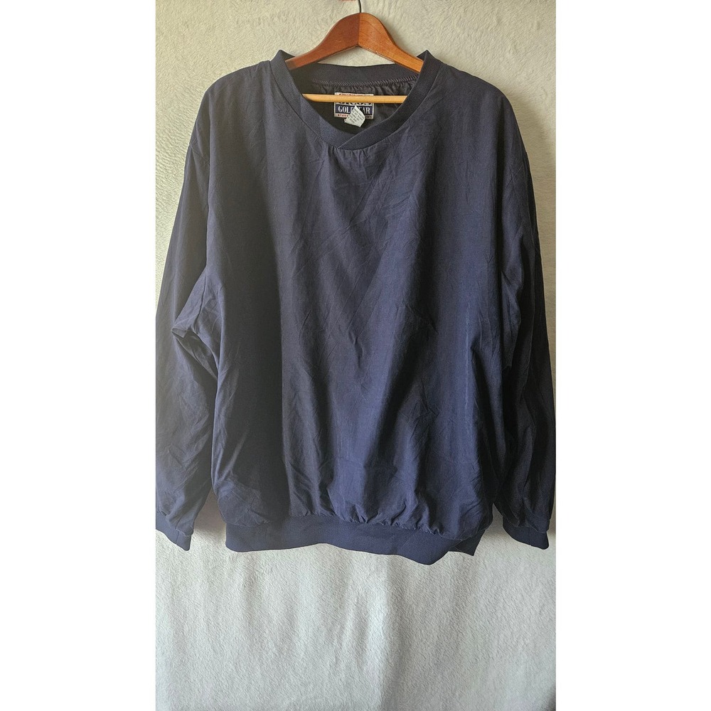 Men's XL Golf pullover jacket Navy Blue
